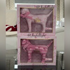 NEW Pink x Loveshackfancy Medium Stuffed Collectors Dogs set of 2